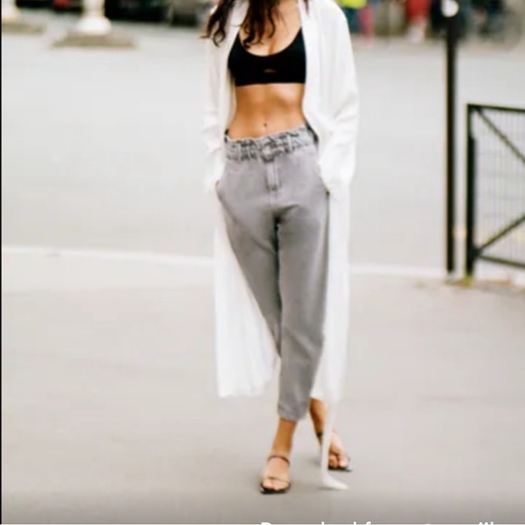 Zara Denim - Zara paperbag jeans